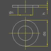 Unterlegsscheibe DIN 125 A |  ISO 7089 | M 6