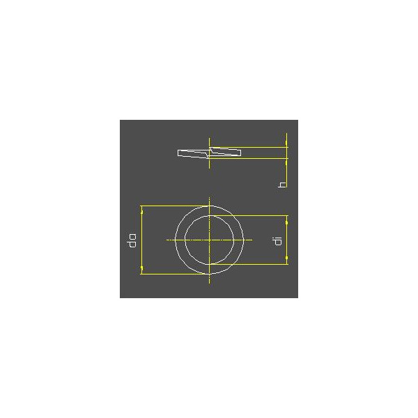 Federringe DIN 127 | Form B 12 (glatt)