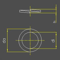 Federringe DIN 127 | Form B 12 (glatt)