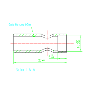 FES Ex | UNI8 | REDUZIERHÜLSE | 6x7mm für...