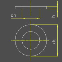 Unterlegscheiben DIN 125 A2 | M 6,4 | verzinkt