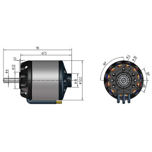 NT430-30-L | 14 Pol | 18 W