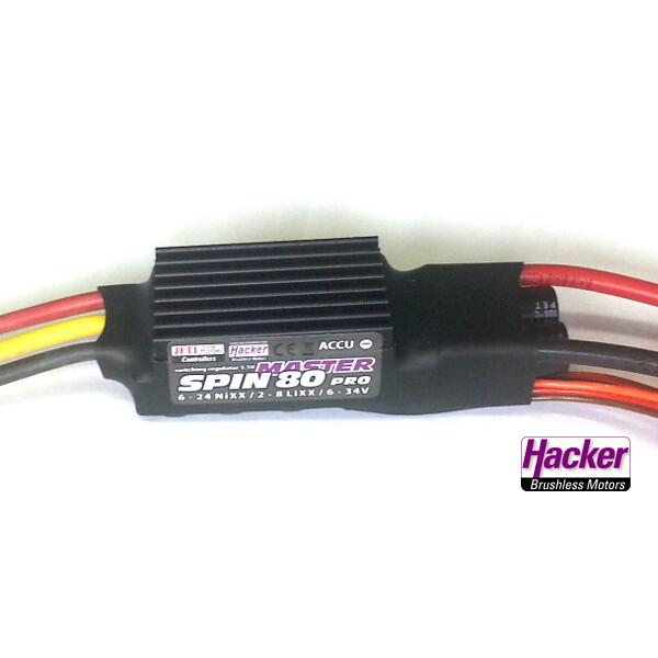 MasterSPIN 80 Pro (2 - 8 Lipo, 80A, BEC 2.5A)