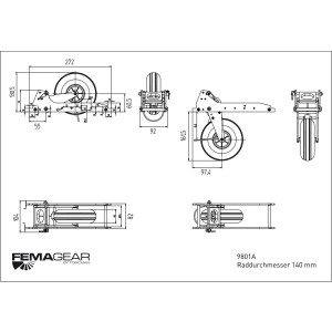 FEMA XL | 12-35kg | M1:2,5 | FEMAwheel 140