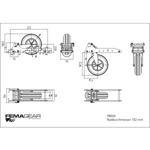 FEMA XL | 12-35kg | M1:2,3 | FEMAwheel 152