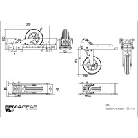 FEMA M/FES | 5-10kg | M1:3 - 1:3,5 | FEMAwheel 100 mm