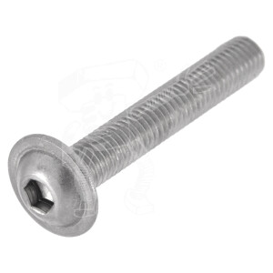 ISO 7380 FLANSCH-Kopfschrauben IseKa, Scheibe, A2 M4 x 4