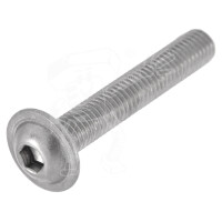 ISO 7380 FLANSCH-Kopfschrauben IseKa, Scheibe, A2 M4 x 4