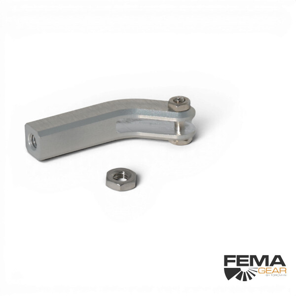 FEMA | Gabelkopf gewinkelt 45° M3/D2