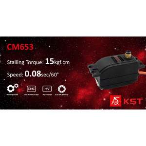 KST CM653 V8.0 18kgf.cm@8,4V Lowprofile IP65
