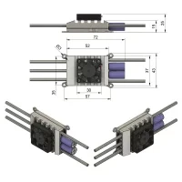 IBEX 80A Brushless Controller 3-12s eXtra cooling