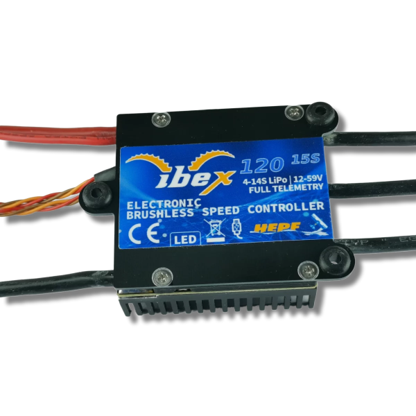 IBEX 120A Brushless Controller 4-15s Spektrum Telemetrie