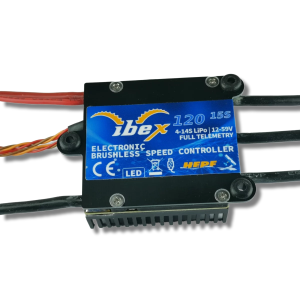 IBEX 120A Brushless Controller 4-15s Spektrum Telemetrie