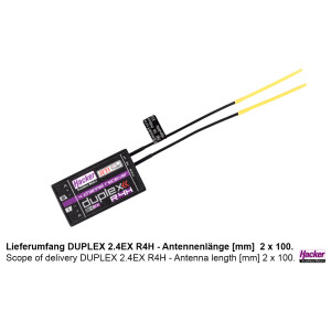 JETI DUPLEX 2.4EX Empfänger R4H