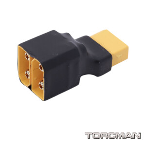 XT90 | Adapter | 2x XT90-Stecker (Akku) seriell auf...