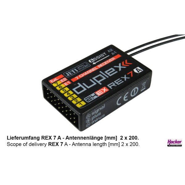 DUPLEX 2.4EX Empfänger REX 7 Assist
