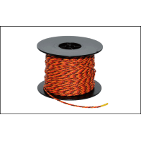 PVC-Servolitze 3-adrig verdrillt 0,25 qmm braun, rot, orange