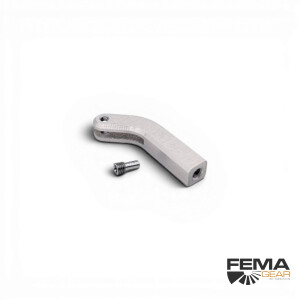 FEMA | Gabelkopf gewinkelt 45° M3/D2 mit Gewindepin