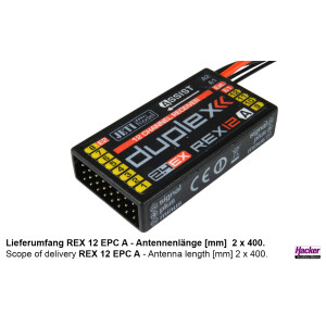 DUPLEX 2.4EX Empfänger REX 12 EPC Assist