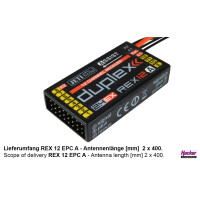 DUPLEX 2.4EX Empfänger REX 12 EPC Assist