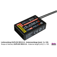 DUPLEX 2.4EX Empfänger REX 6 Assist