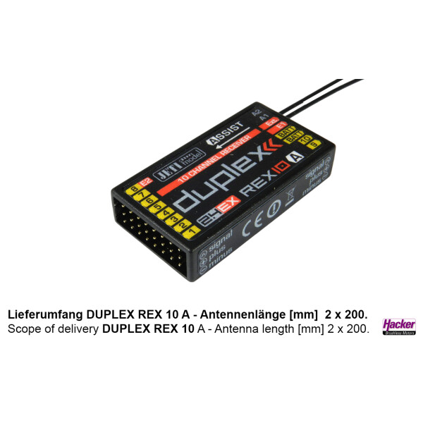 DUPLEX 2.4EX Empfänger REX 10 Assist