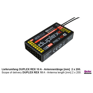 DUPLEX 2.4EX Empfänger REX 10 Assist