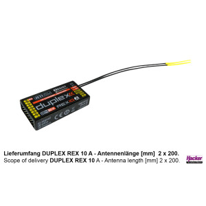 DUPLEX 2.4EX Empfänger REX 10 Assist