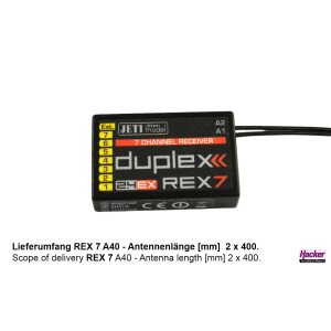 DUPLEX 2.4EX Empfänger REX 7 A40