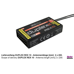 DUPLEX 2.4EX Empfänger REX 10