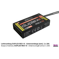 DUPLEX 2.4EX Empfänger REX 10