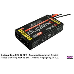 DUPLEX 2.4EX Empfänger REX 12 EPC