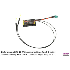 DUPLEX 2.4EX Empfänger REX 12 EPC
