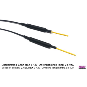 JETI DUPLEX 2.4EX Empfänger REX 3 A40