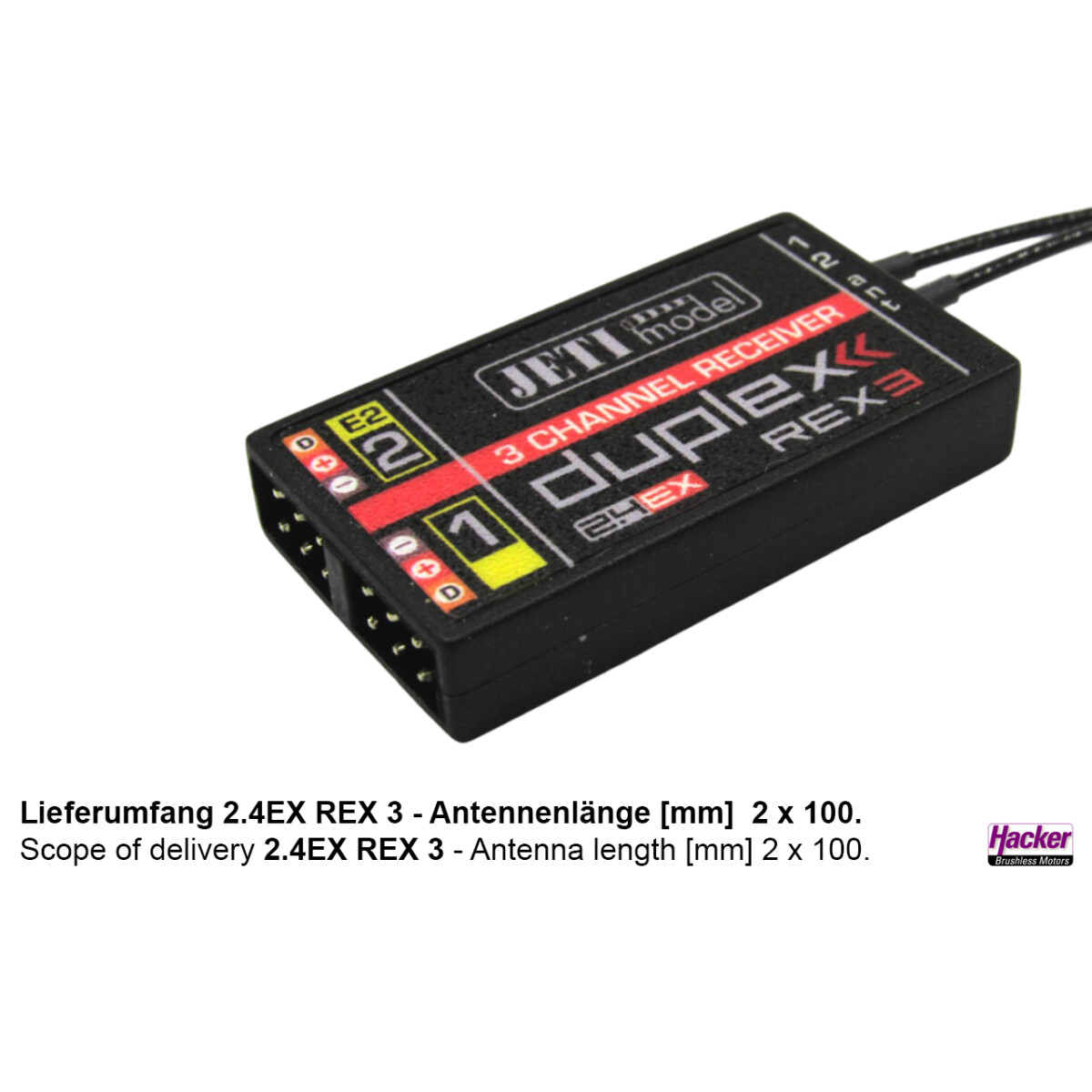 JETI DUPLEX 2.4EX Empfänger REX 3, 73,00