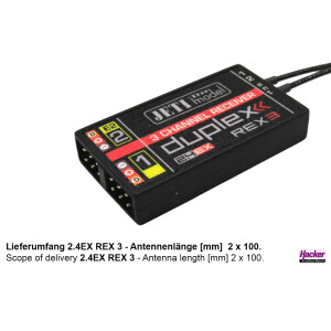 JETI DUPLEX 2.4EX Empfänger REX 3