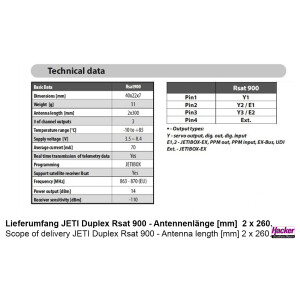 JETI DUPLEX Empfänger Rsat 900