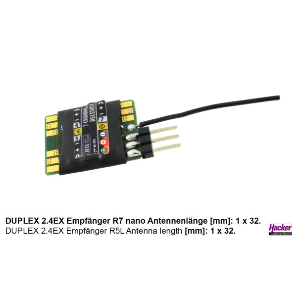 JETI DUPLEX 2.4EX Empfänger R7 nano