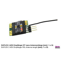 JETI DUPLEX 2.4EX Empfänger R7 nano