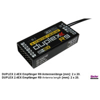 JETI DUPLEX 2.4EX Empfänger R9