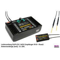 JETI DUPLEX 2.4EX Empfänger R18 + Rsat2
