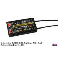 JETI DUPLEX 2.4EX Empfänger R18 + Rsat2