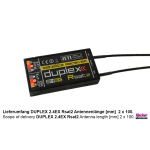 JETI DUPLEX 2.4EX Sat.-Empfänger Rsat2