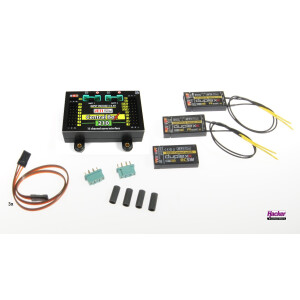 JETI DUPLEX 2.4EX Central Box 210 + 2 RSat2 + RC-Switch