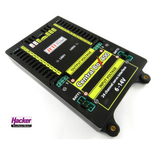 JETI DUPLEX 2.4EX Central Box 400 + 2x Rsat2 + RC Switch