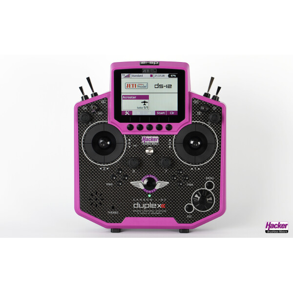 JETI Handsender DS-12 Special Edition 2023 Carbon Purple Multimode inkl. Jeti DUPLEX R9