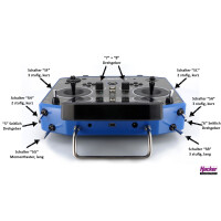 JETI Handsender DS-14 II Blau Multimode
