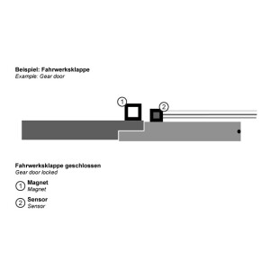 JETI ON/OFF-Sensor für DUPLEX 2.4EX Empfänger