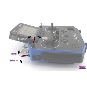 Tastschalter DOWN DS Sender DUPLEX 2,4EX