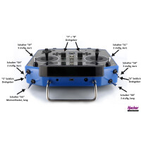JETI Handsender DS-16 II Carbon Line Blue Multimode